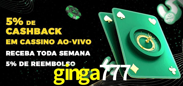 Promoções do cassino ao Vivo ginga777